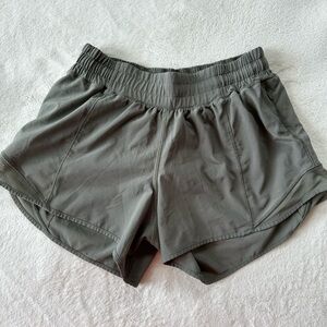 lululemon athletica Women's Dark Forest Green Hotty Hot Shorts